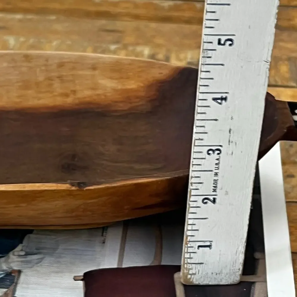 Wood Serving Bowl 12.5